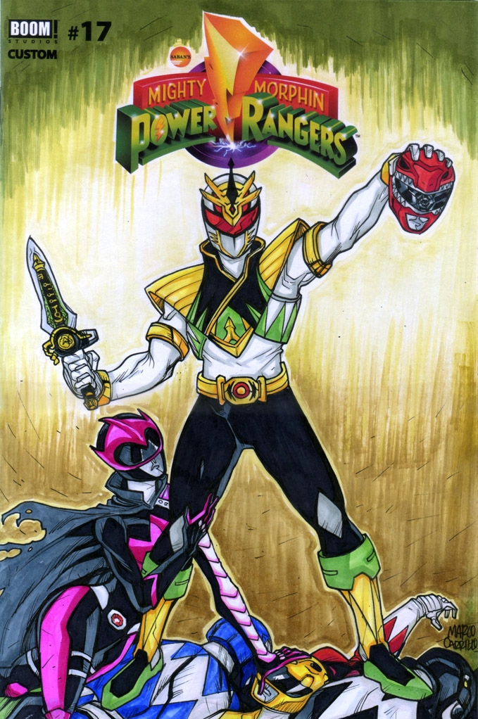 Lord Drakkon and Ranger Slayer sketch cover by mdavidct on DeviantArt