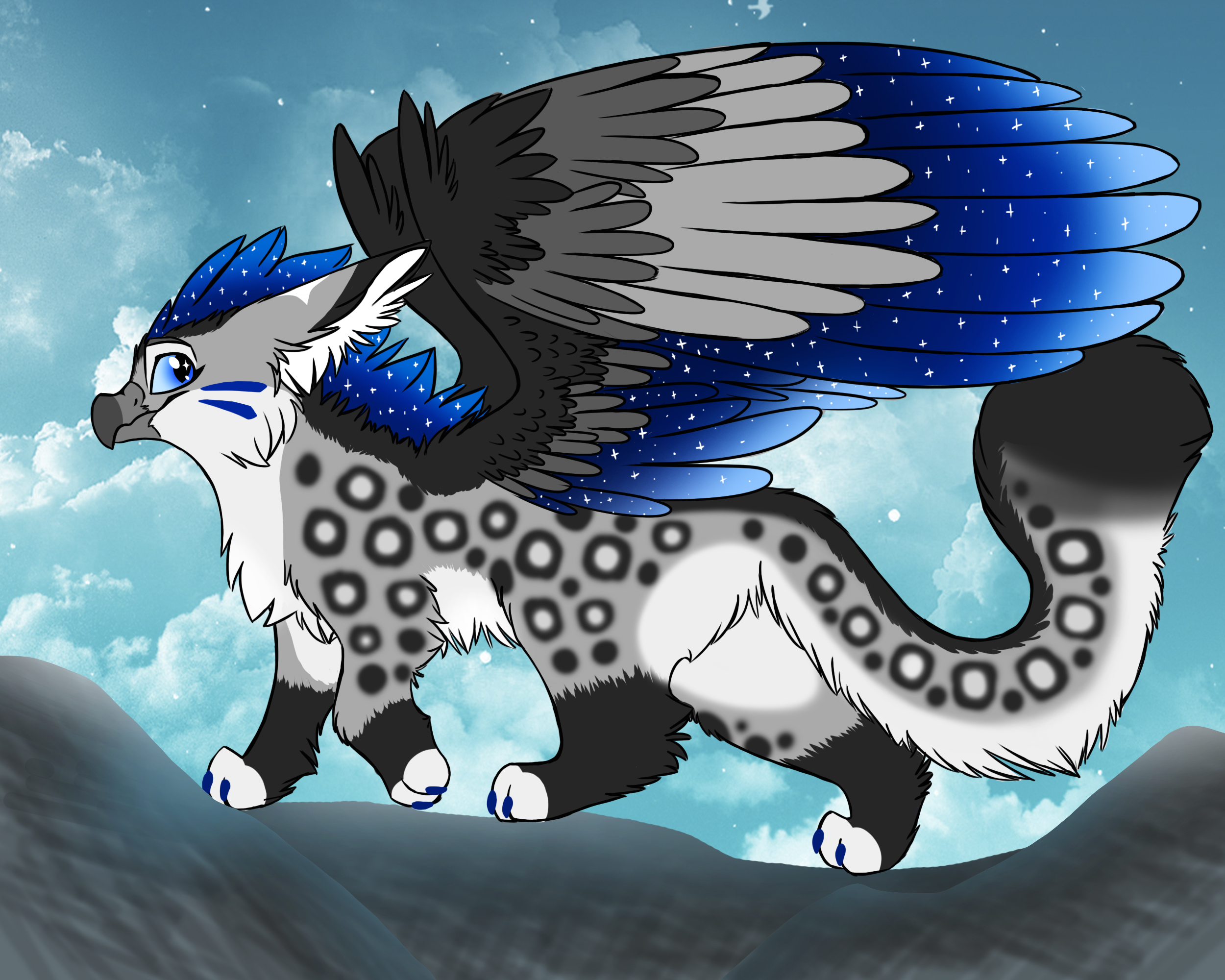 Luxis the Gryphon (my new fursona)