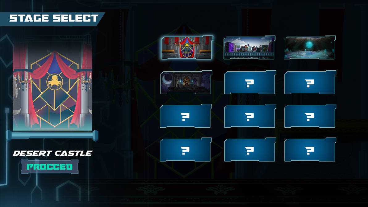 Screen 4 Stage Select by Aryaahumada on DeviantArt