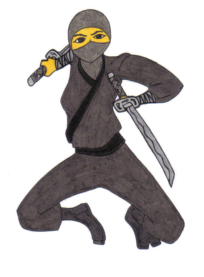 Female Ninja base by Blacktothefuture on DeviantArt