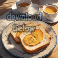 [Stock Illustration] Toast Breakfast