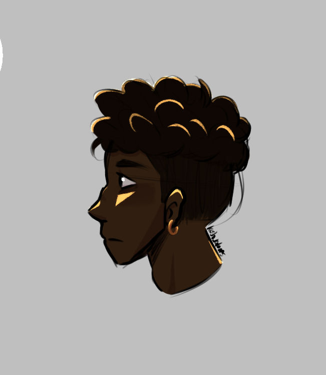 Profile Drawing Random Random side profile sketch! by keshkolours on DeviantArt