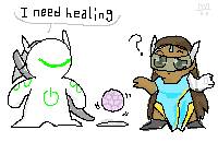 symmetra, i need healing