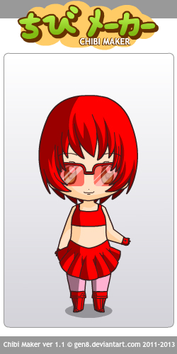 Leila Mitchell - Power Warrior form (chibi)