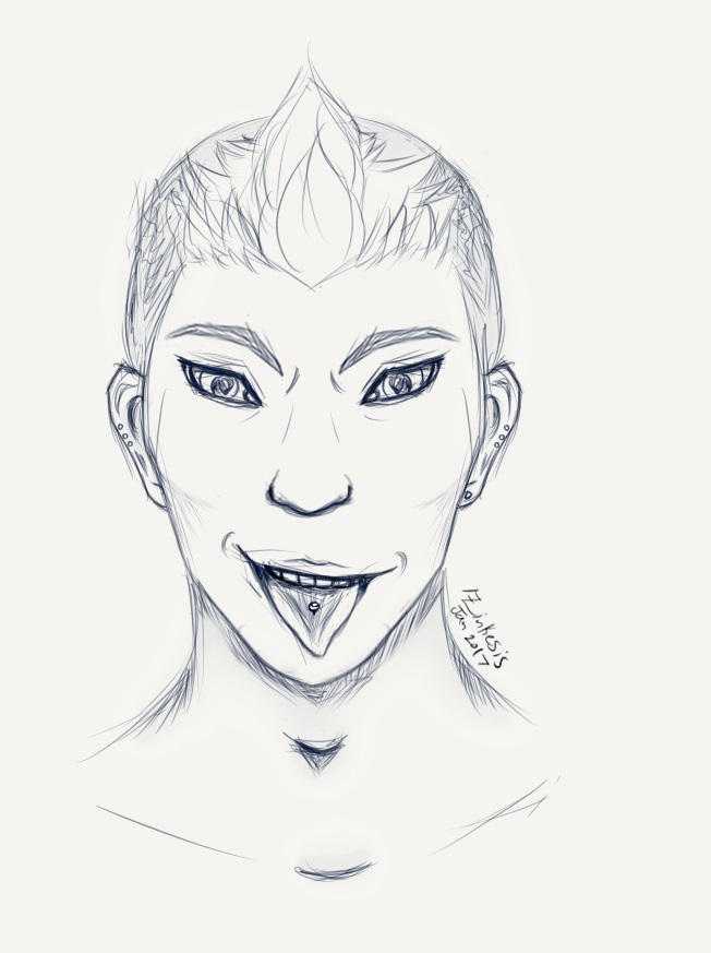 Davyigo Sketch Face by Lil-Teahorse on DeviantArt