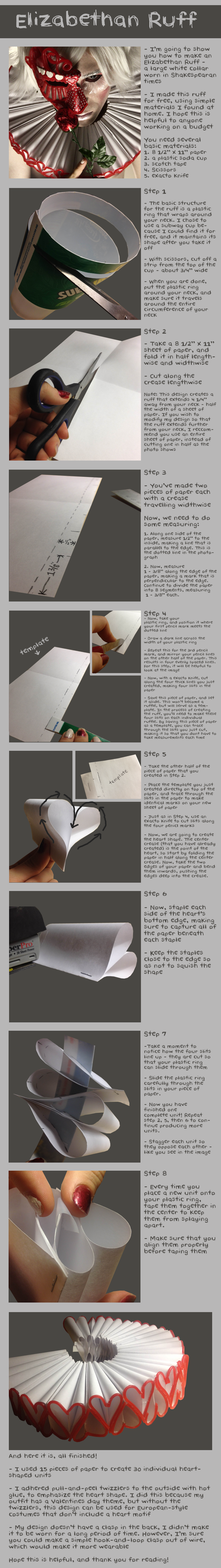 Elizabethan Ruff Tutorial by Bllacksheep