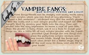 Cosplay Tip 13 - Vampire Fangs