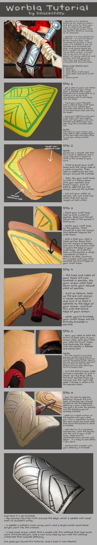 Worbla Tutorial by Bllacksheep
