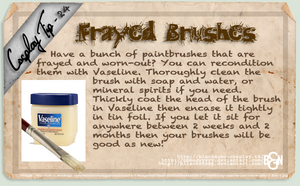 Cosplay Tip 24 - Frayed Brushes