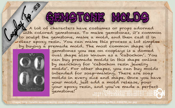 Cosplay Tip 53 - Gemstone Molds