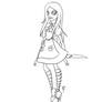 Alice MR-Monster High Lineart