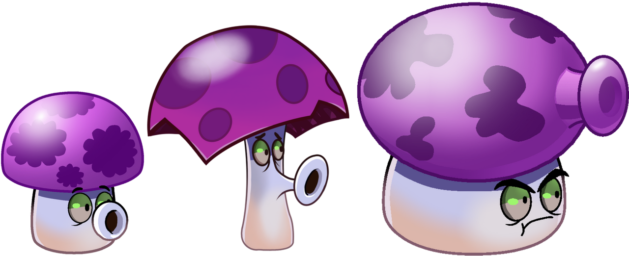 Some PVZ Fans Tried To Re-design Scaredy Shroom by MrMickeytastic2 on ...