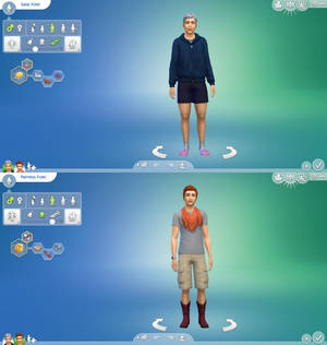 Sims 4 - Sans and Papyrus