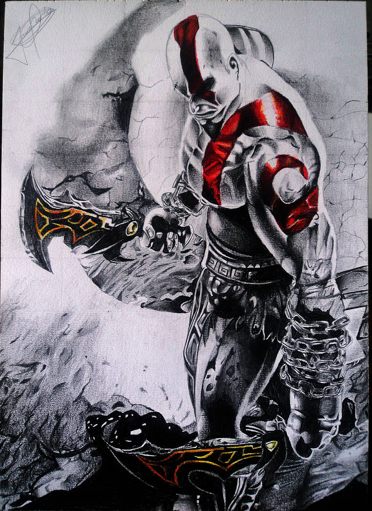 Тату Кратоса из God of War