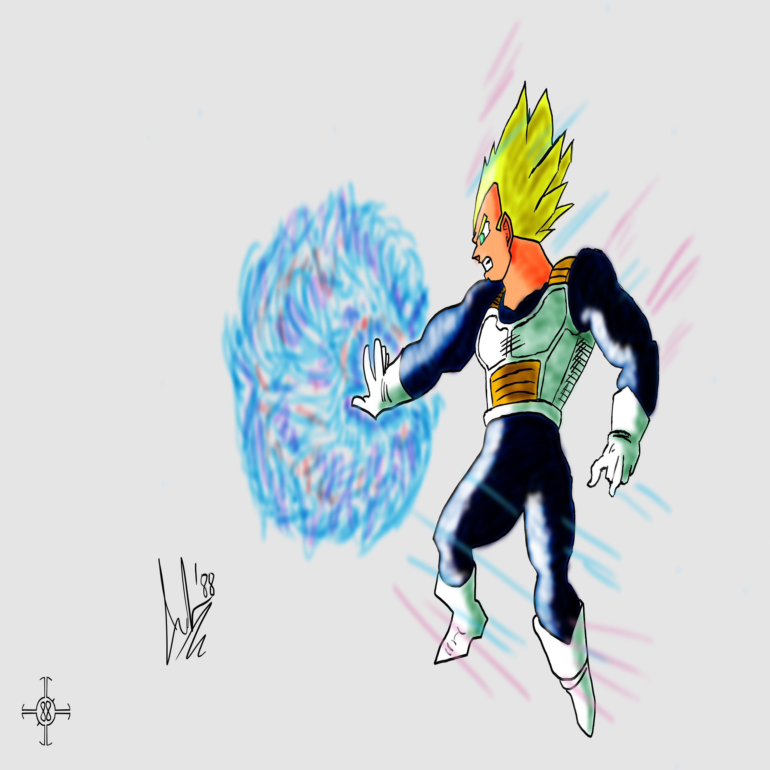 Super Vegeta Big Bang Attack by Lele1988 on DeviantArt