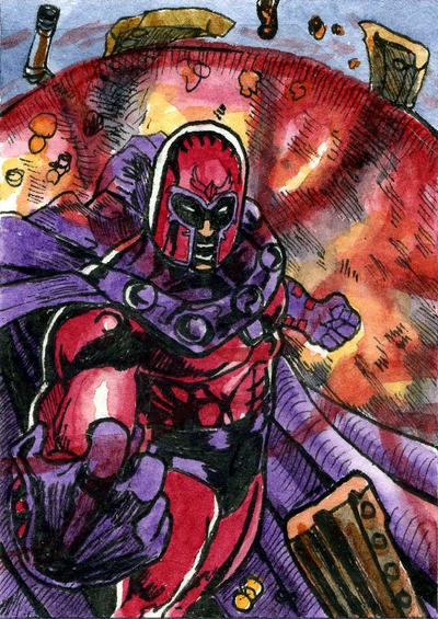 Magneto 2 Sketch Card