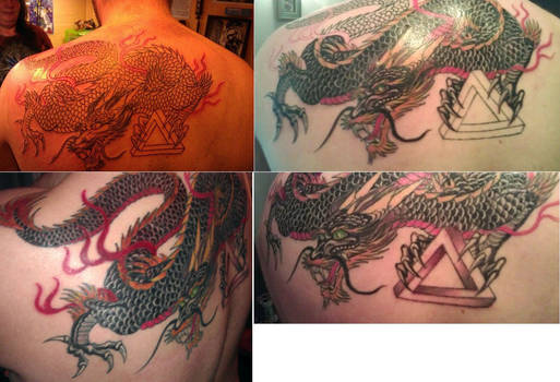 Triangle Dragon Tattoo