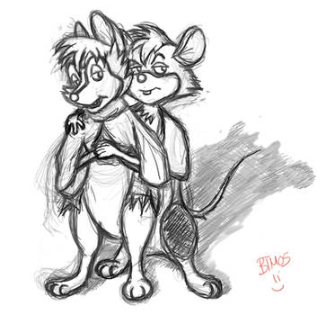 Mr. and Mrs. Brisby Sketch