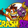 Crash and Spyro (logo)