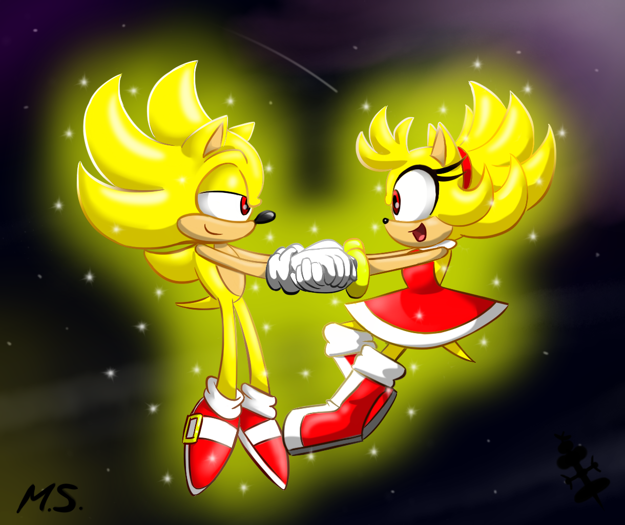 super sonic and amy = supersonamy Animated Picture Codes and Downloads  #67251700,247999409