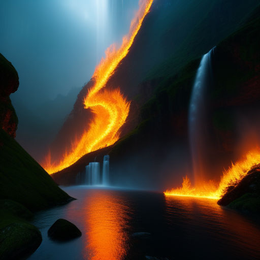 Realism Fire Fire Dragon Waterfall Close Shot 35 Mm Realism Oct by mmsopen3 on ...