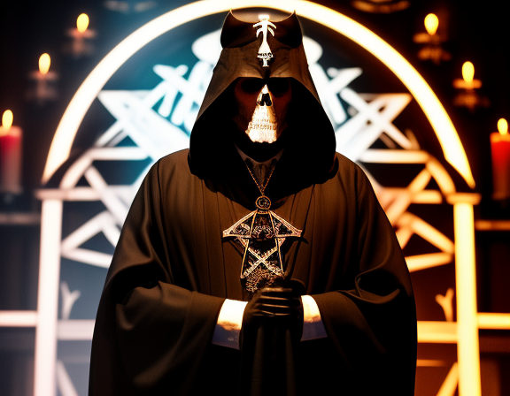 Old Man In Robes And Hoods Skulls Satanic Temple I by mmsopen3 on ...