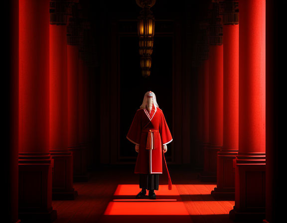 Red Robes Man Secret Society Temple Ritual Photore by mmsopen3 on ...