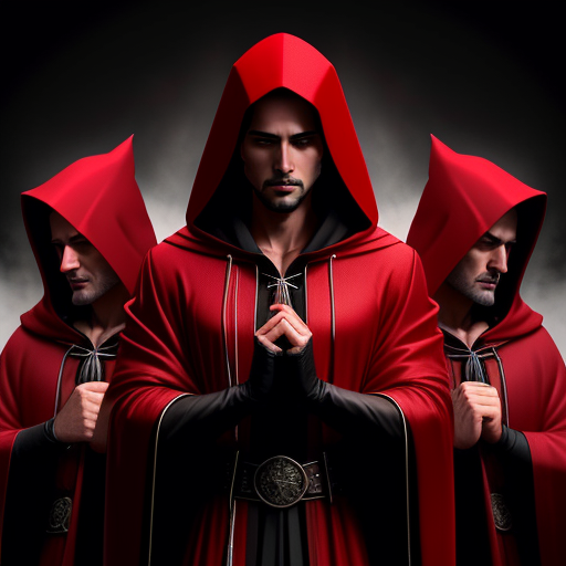 Some Men With Red Robes With Hood Secret Society B by mmsopen3 on ...