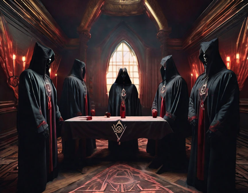 Vampire Ritual Star Robes Vampire Occult Ritual Dark Illuminati Temple by mmsopen3 on ...