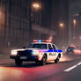 police Car chase scene ultrarealistic photo 8k 289