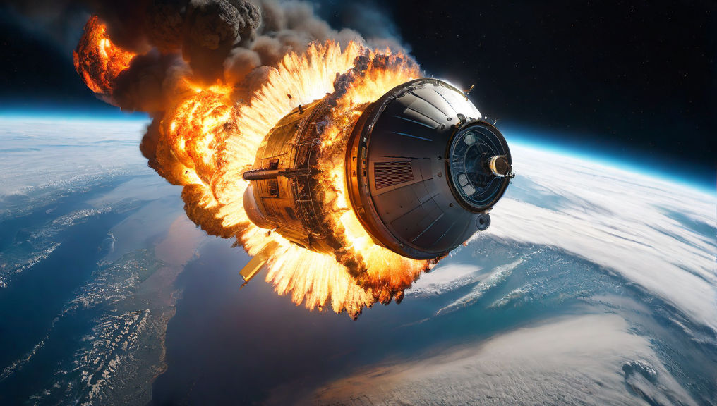 Orbiter Explode Soyuz explode in earth orbit burning space Intrica by mmsopen3 on ...