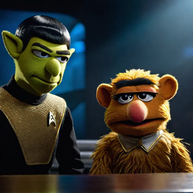 Spock Muppet muppet puppets kirk and spock star trek Intricate by mmsopen3 on DeviantArt