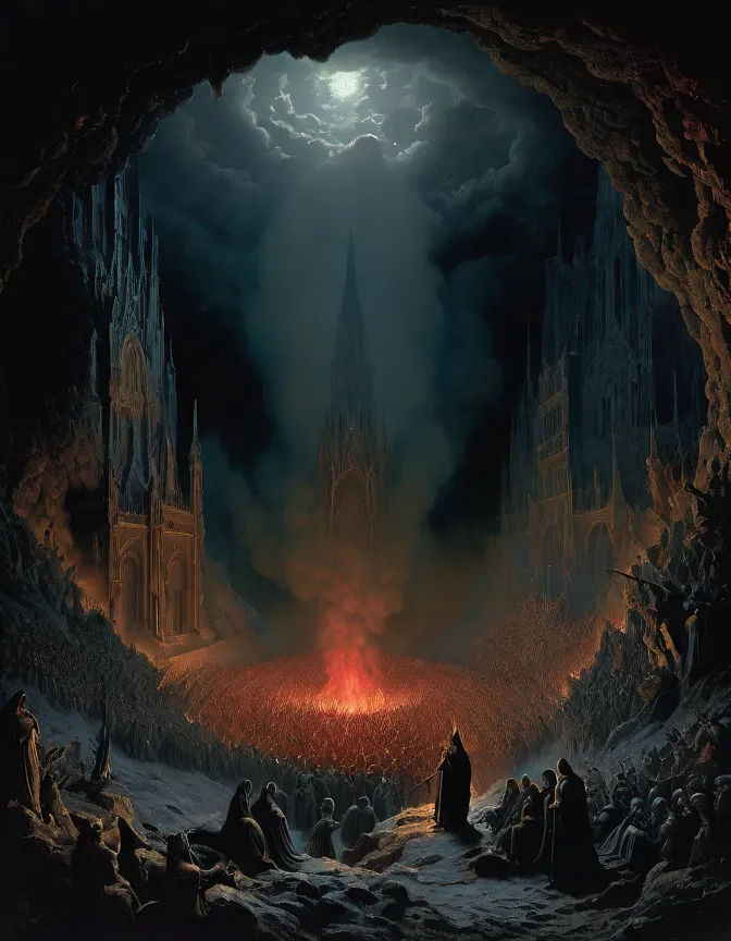 R Deviantart Hell A vividly haunting portrayal of hell by Gustave Do by mmsopen3 on ...