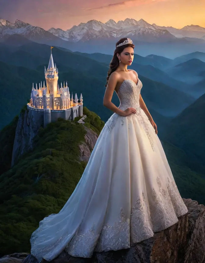Princess On Railing A Beautiful Princess On A Ivory Tower Perched Atop by TheMooMa on ...