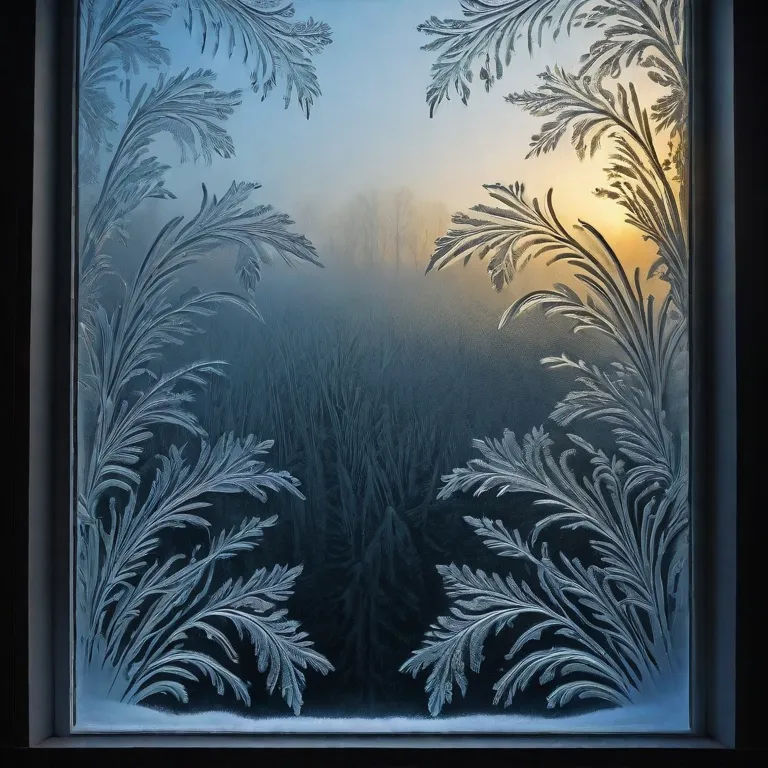 Window Frost Pattern Frost Pattern Frosted Window Painted By Rembrandt by TheMooMa on DeviantArt