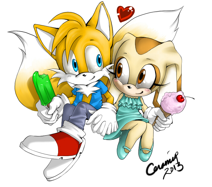 OTP Date: Tails and Cream by Ceramir on DeviantArt