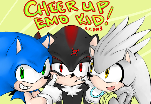 Sonic, Silver and Shadow by SoriaD on DeviantArt