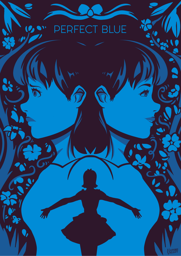 DfW] minimalist poster: Perfect Blue by hylidia on DeviantArt