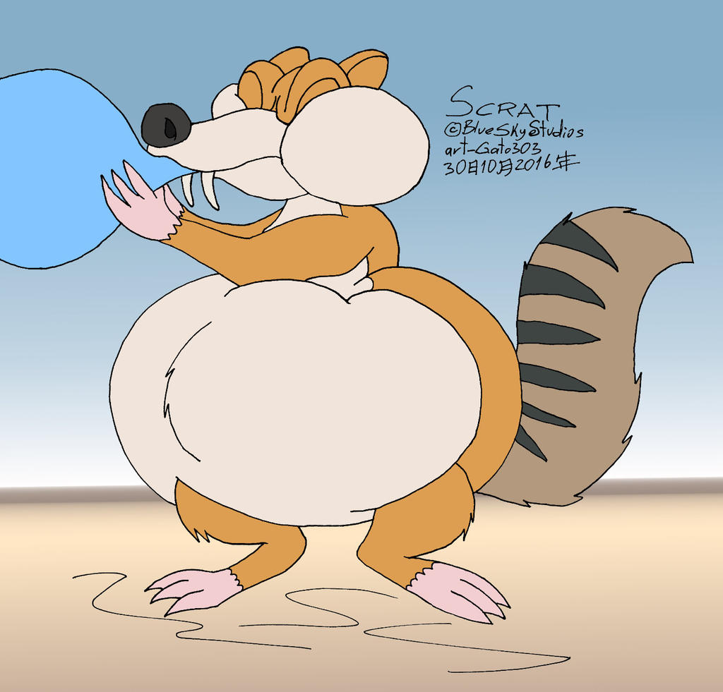 Scrat Balloon Blowback Inflation