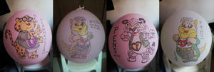 Artwork on 24 inches balloons