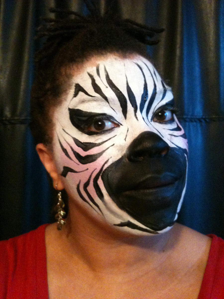 Zebra face