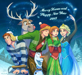 Frozen Xmas And New Year