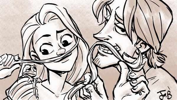 Tangled - 'stache party