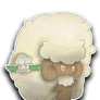 Whimsicott and Cottonee Sticker