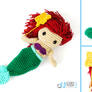 Ariel, The Little Mermaid - Crochet Amigurumi Doll