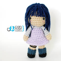 Hinata Inspired Crochet Amigurumi Plush Doll