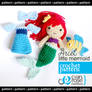 Little Mermaid Ariel - Crochet Pattern - by CRC