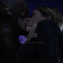 The Flash and Killer Frost kiss after a battle