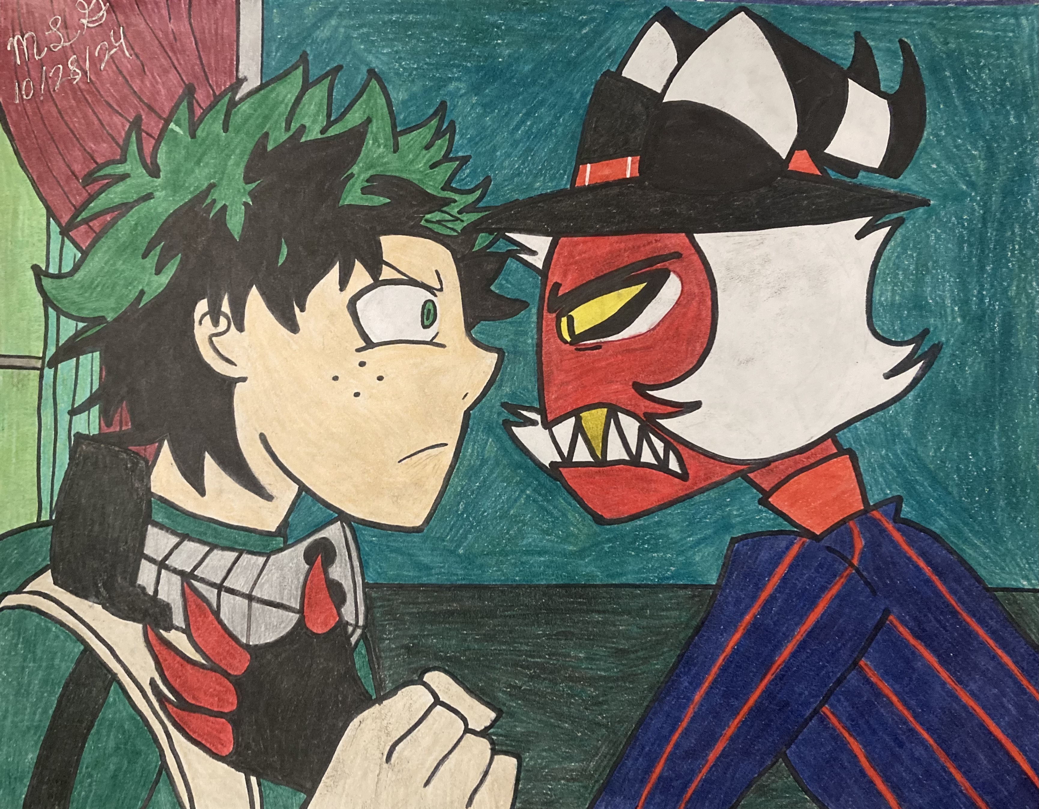 (REQ) Deku vs Crimson (Colored)