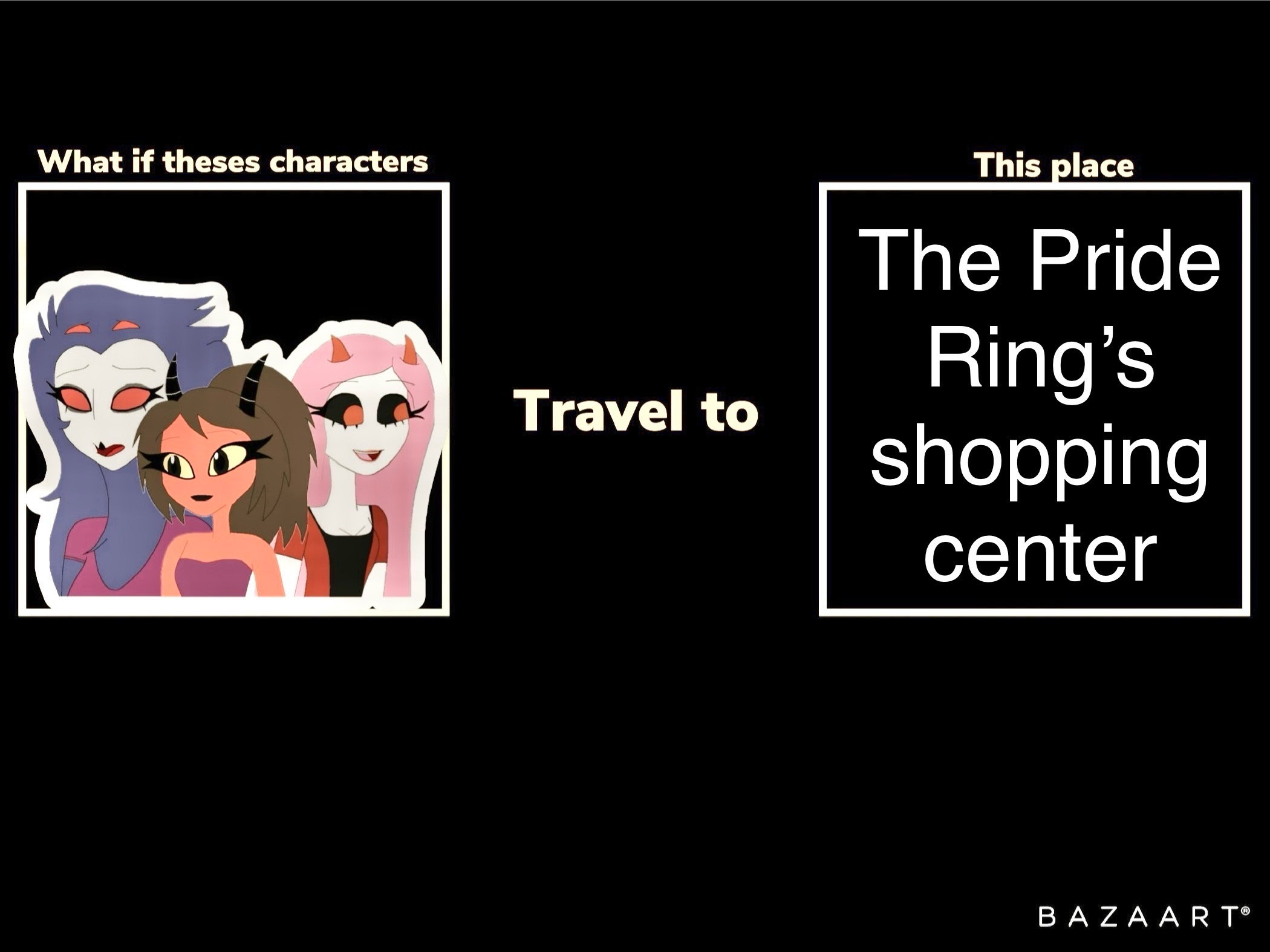 Bella and the Girls Travel to the Pride Ring Mall